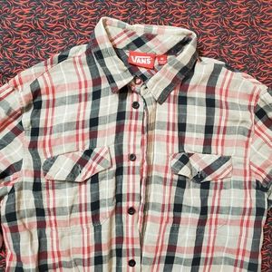 Van's Plaid Skater Button-Up